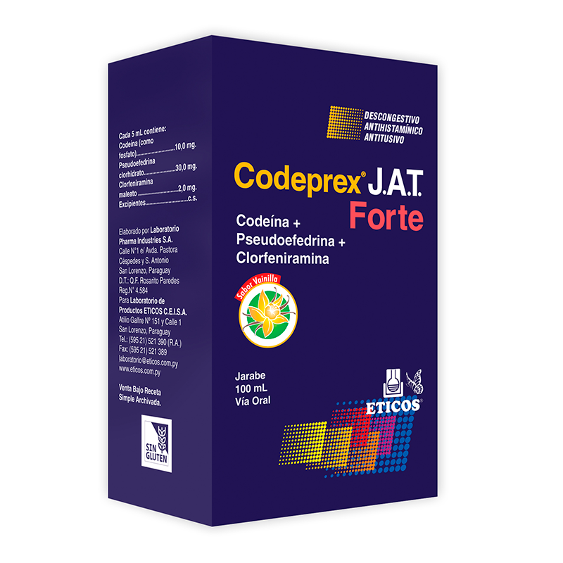 Codeprex Forte Jat 10 mg - Frasco de 100 mL