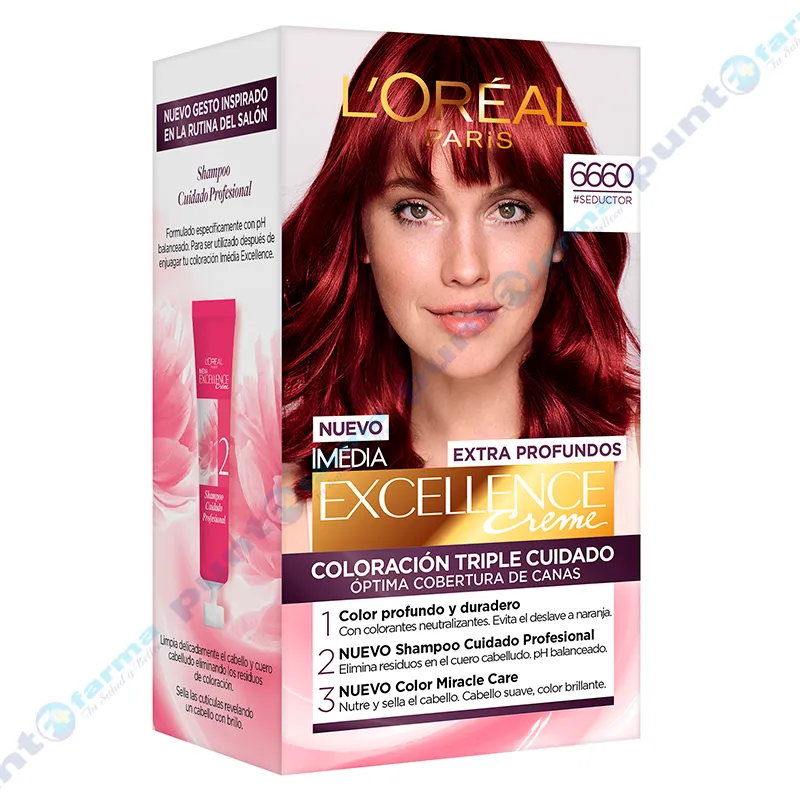 Coloración Excellence Creme Nro 6660 L´oréal Paris