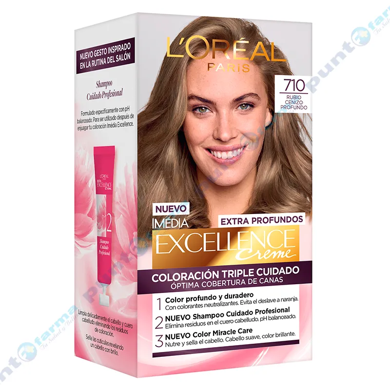 Coloración Excellence Creme Nro 710 L´oréal Paris