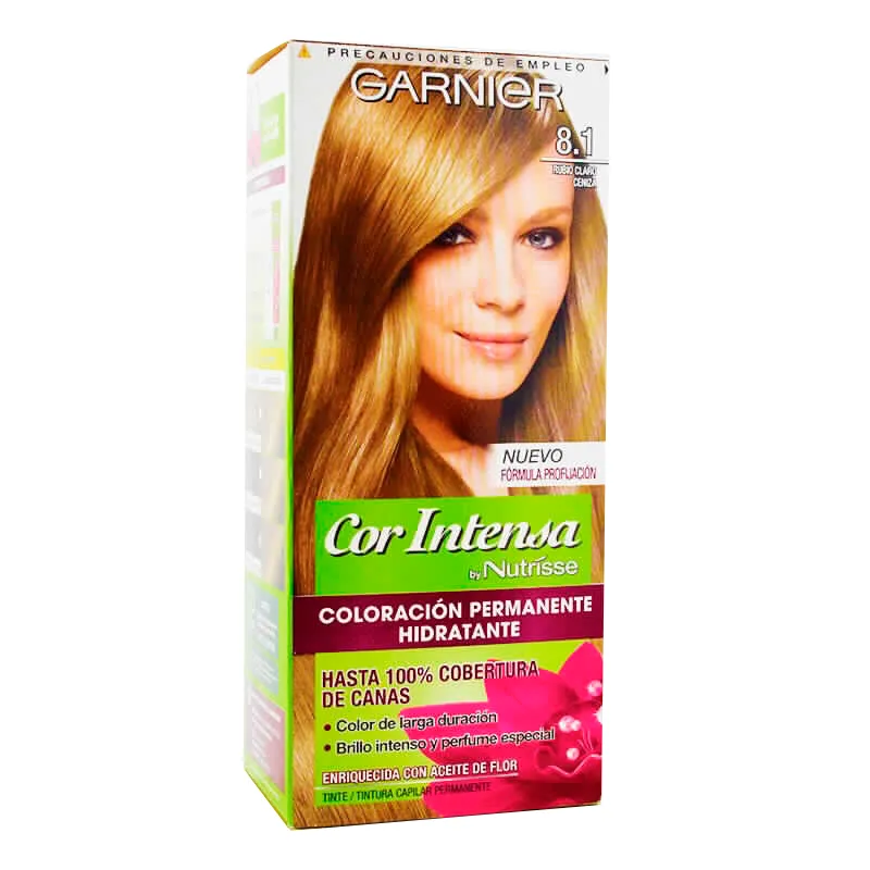 Crema Color Nutrisse Cor Intensa 8.1 Rubio Claro Ceniza