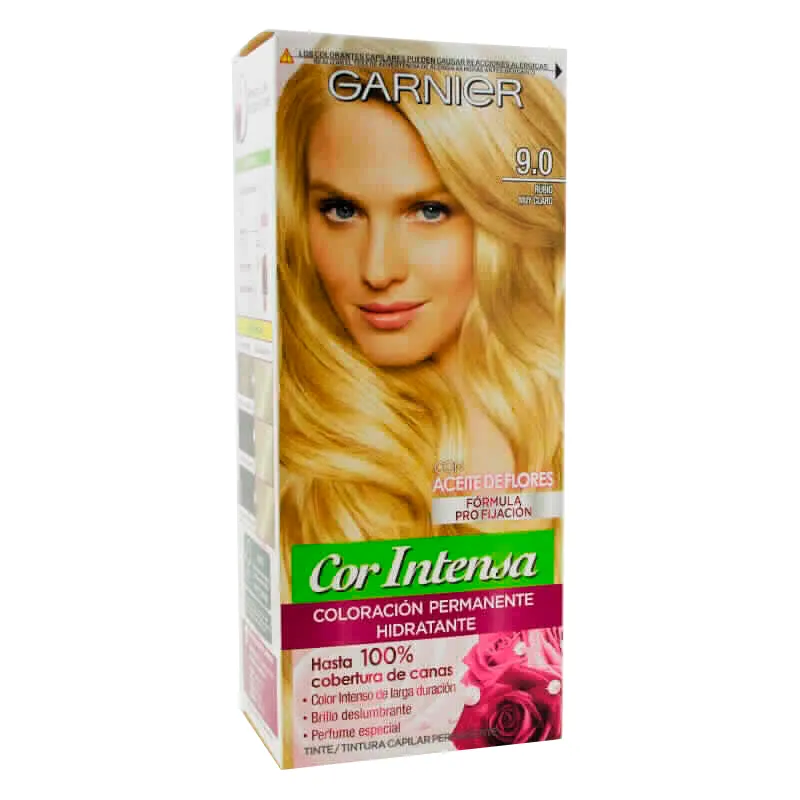 Crema Coloración Garnier Cor Intensa 9.0 Rubio muy claro