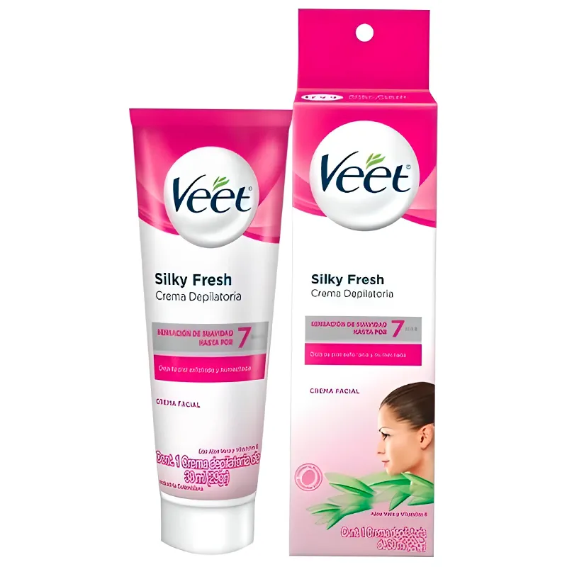 Crema Depilatoria Facial Piel Sensible Veet - 30 ml