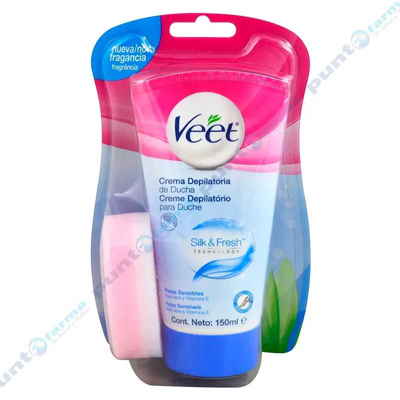 Crema Depilatoria de Ducha Veet - 150 mL