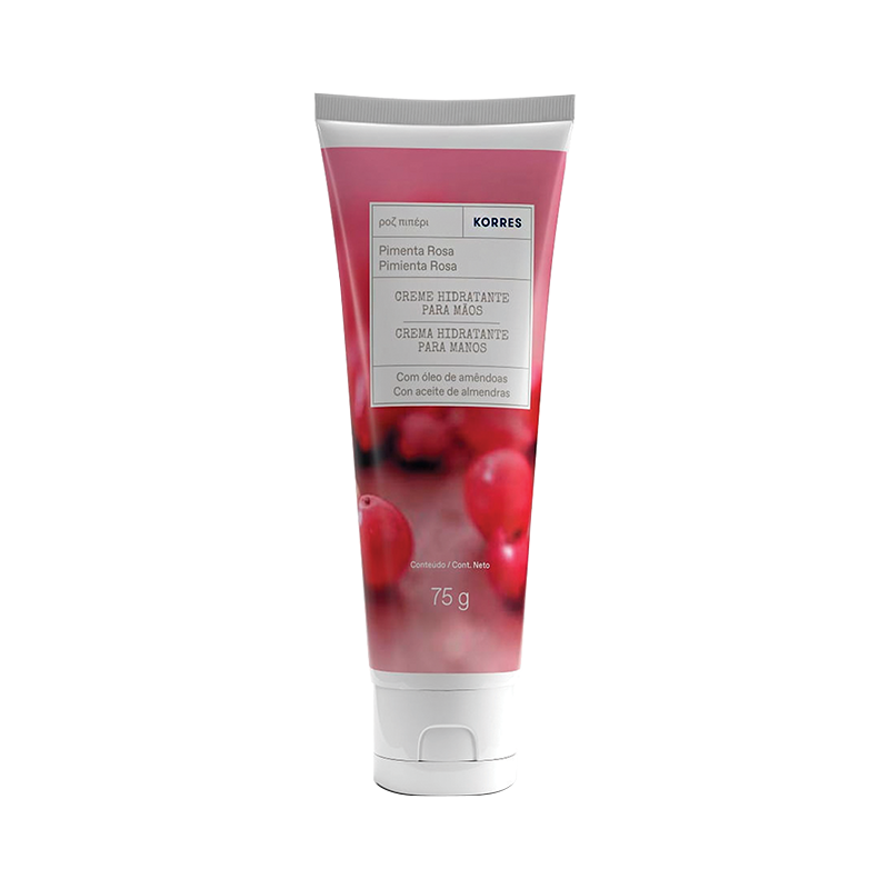 Crema Hidratante de Manos Pimienta Rosa Korres - 75 gr