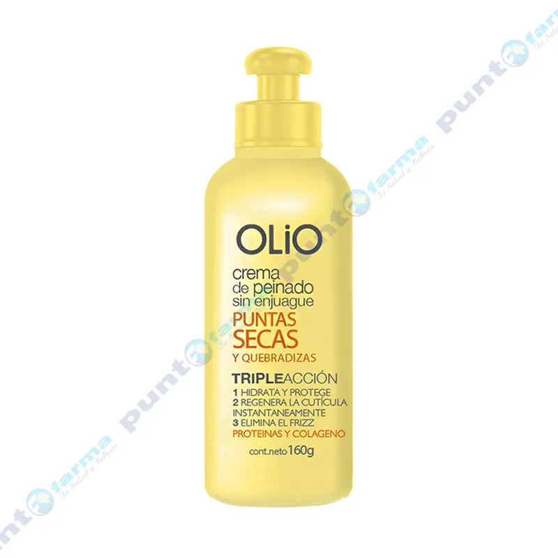 Crema Para Peinar Puntas Secas Olio - 160 g