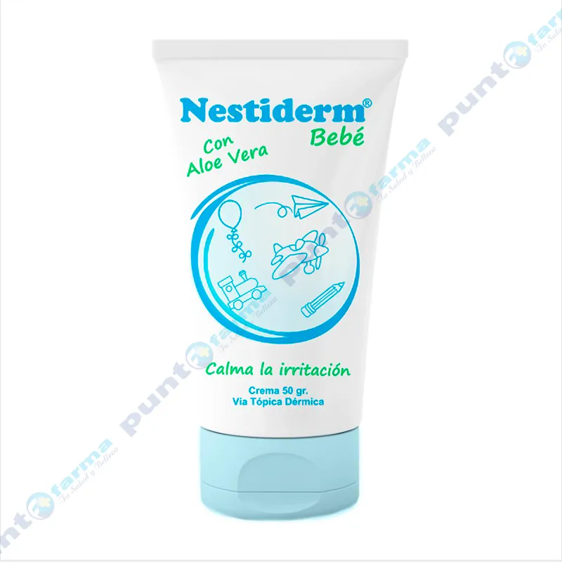 Crema Protectora con Aloe Vera Nestiderm Bebé - 50 g