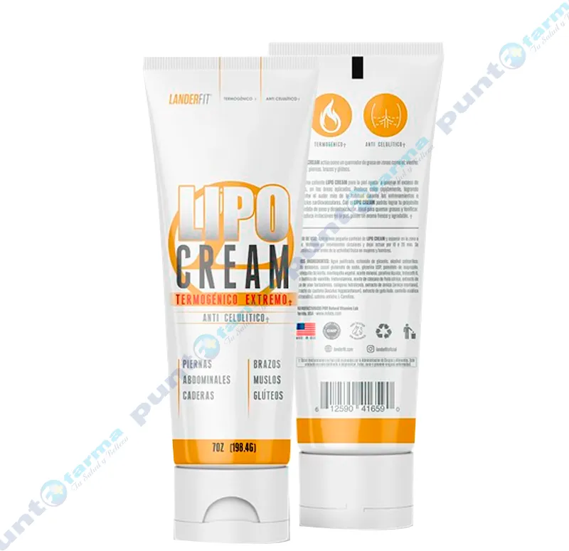 Crema Termogènico Lipo Cream Lander Fit - 198 gr
