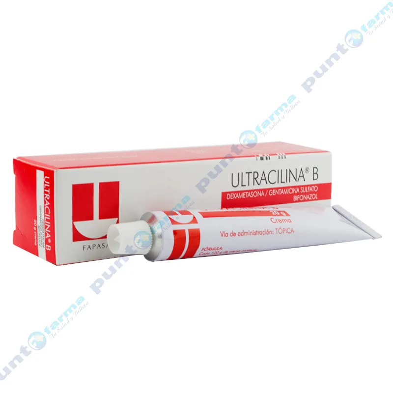 Crema Tópica Ultracilina B - Pomo de 20 gr