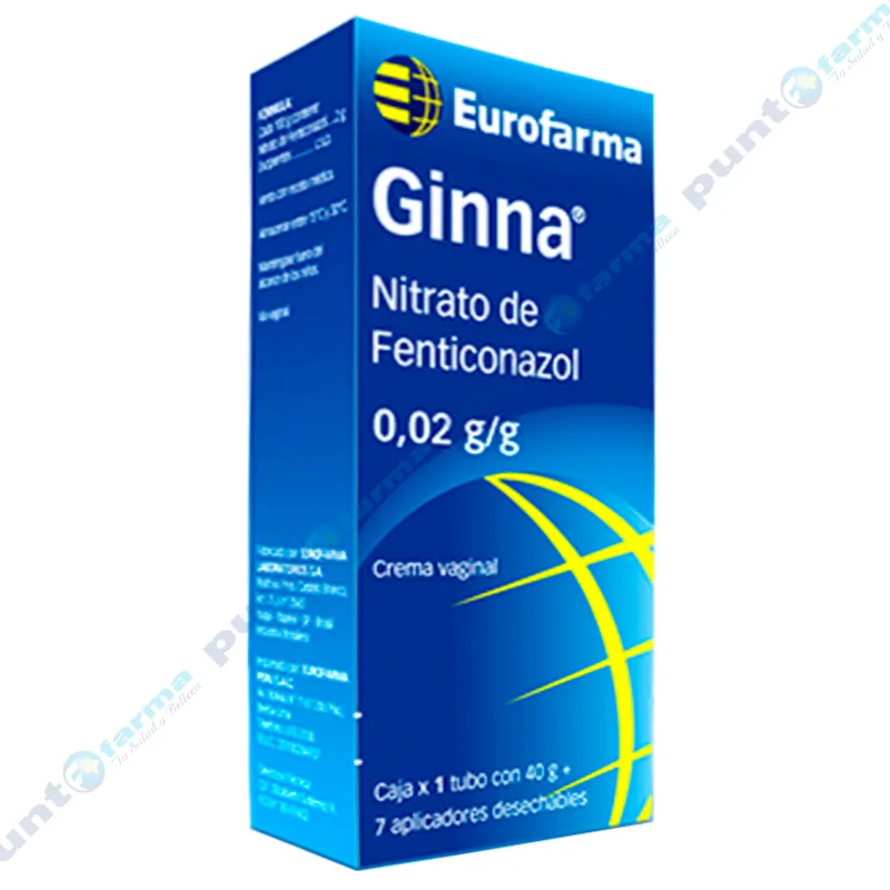 Crema Vaginal Ginna Eurofarma - Cont. 1 Tubo 40 g + 7 aplicadores de 5g c/u