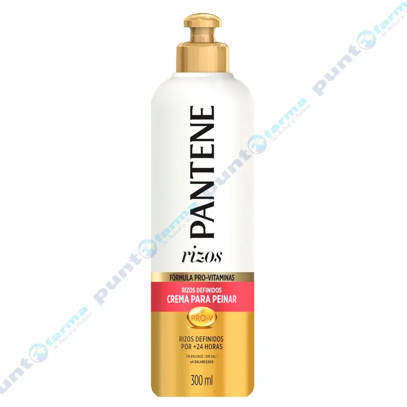 Crema para peinar Rizos definidos Pantene Pro - V - 300 mL