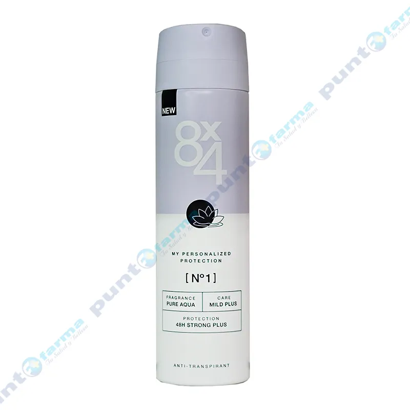 Desodorante Aerosol Pure Aqua 8x4 - 150 mL
