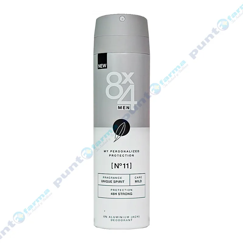 Desodorante Aerosol Unique Spirit 8x4 Men - 150 mL