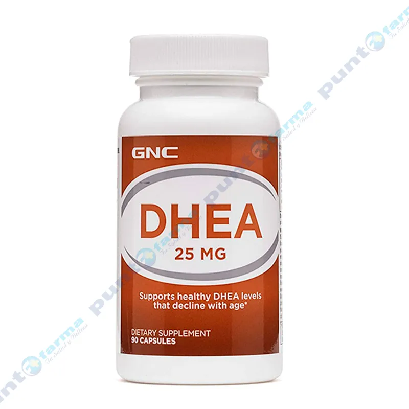 Dhea 25 GNC - Frasco de 90 cápsulas