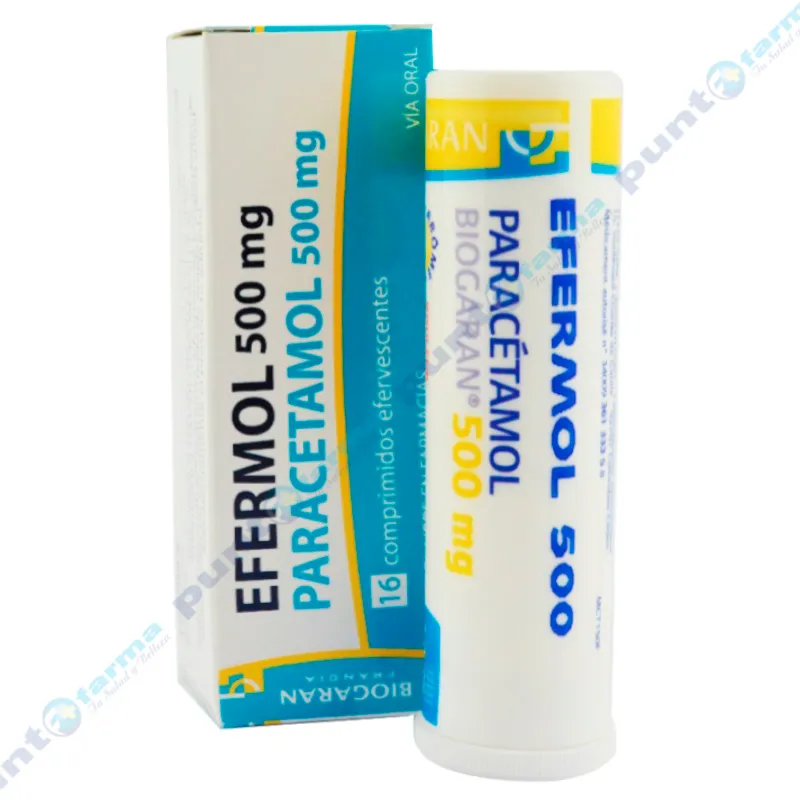 Efermol 500 mg - Cont. 16 comprimidos efervescentes