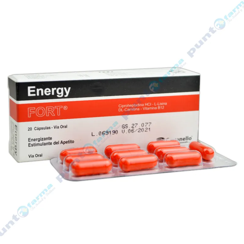 Energy Fort  - Caja de 20 cápsulas
