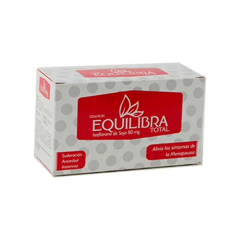 Equilibra Total Isoflovona de Soja 80 mg - Caja de 30 comprimidos