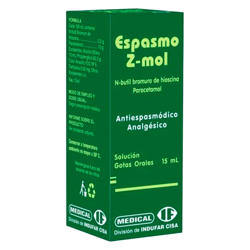 Espasmos Z-mol - Gotas de 15 mL
