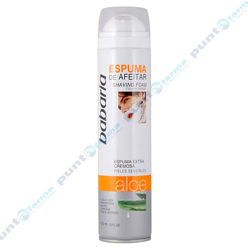 Espuma De Afeitar con Aloe - 300 mL