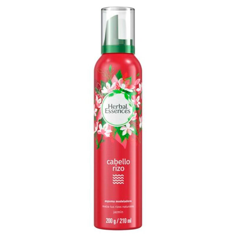 Espuma Modeladora Cabello Rizo Herbal Essences - 200 mL.
