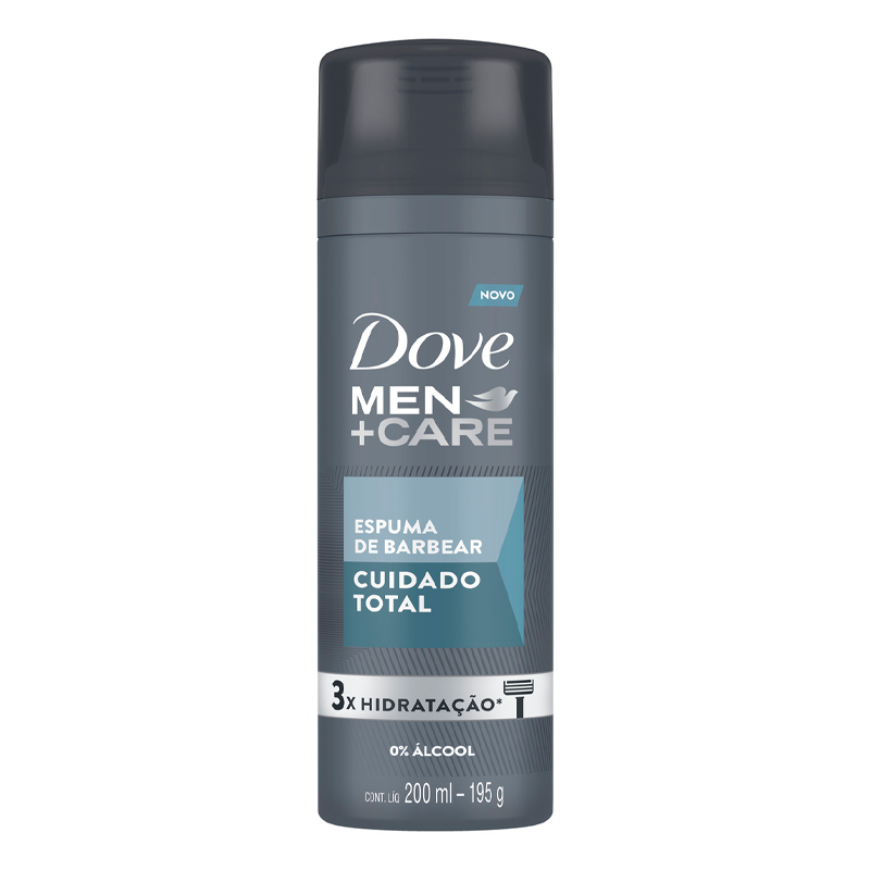 Espuma de Afeitar Cuidado Total Dove -200ml