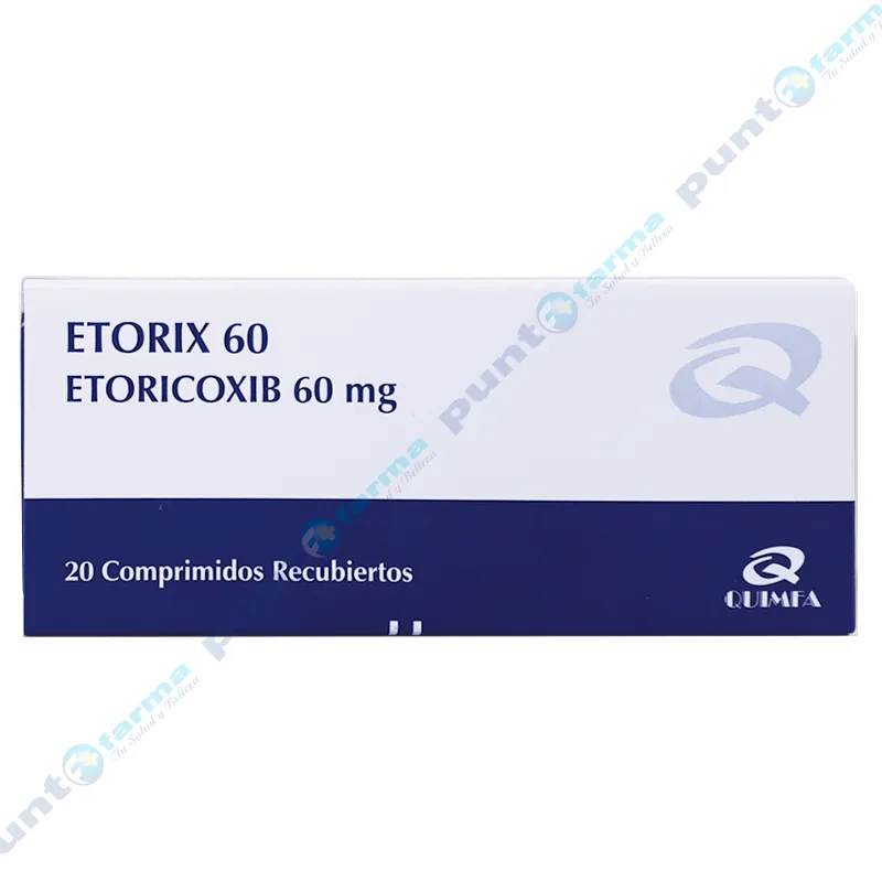Etorix 60 - Caja de 20 comprimidos recubiertos