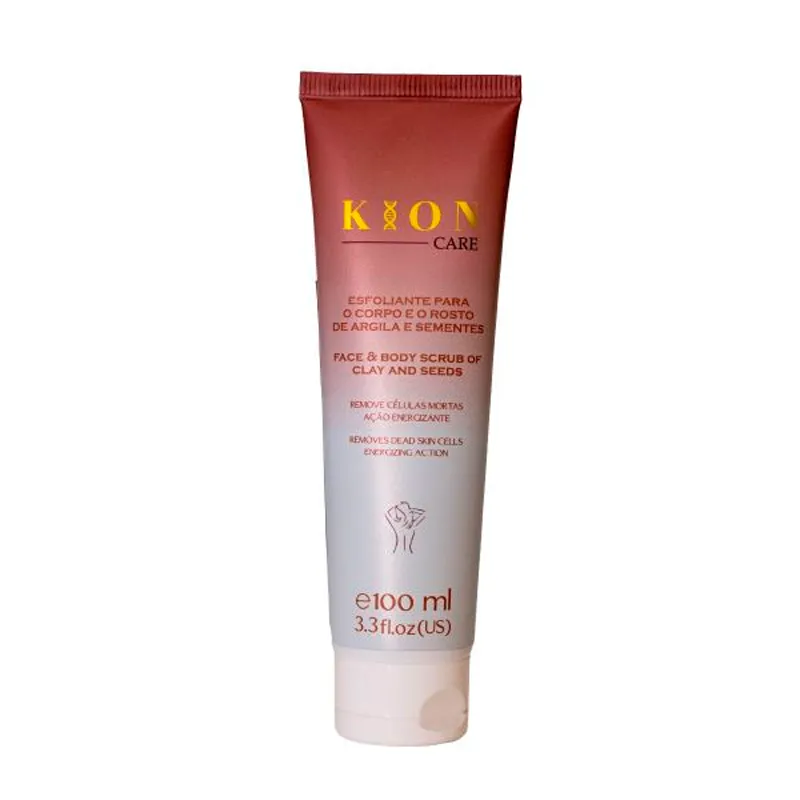 Exfoliante Corporal y Facial de Arcilla y Semillas Care Kion - 100mL