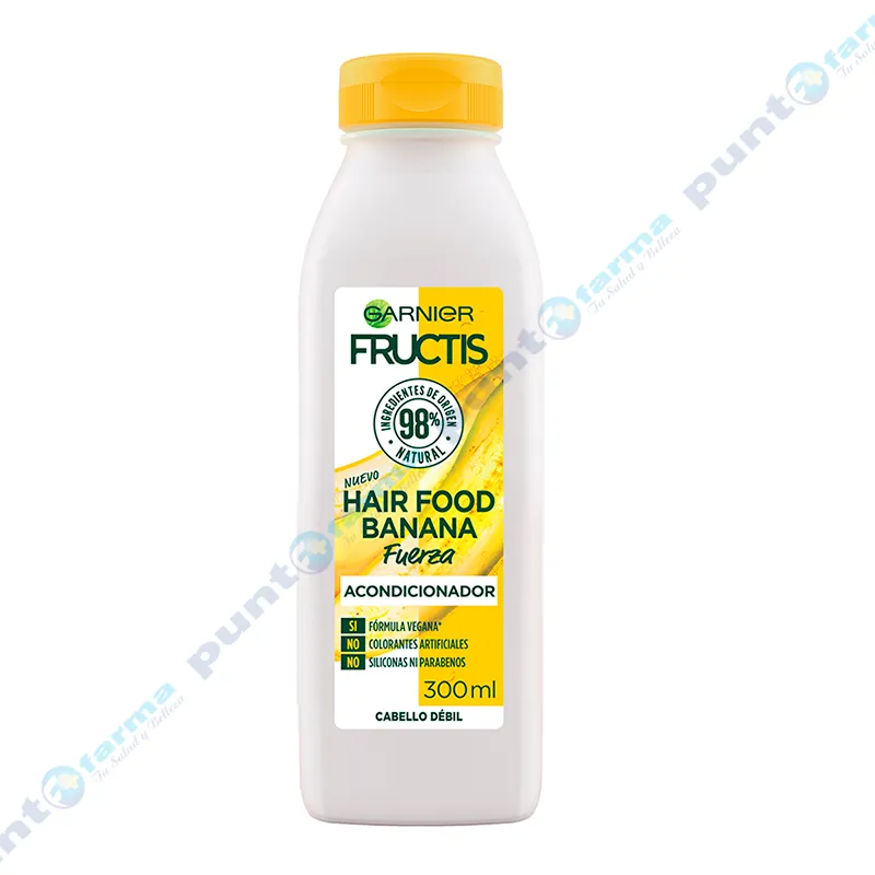 Fructis Hair Food Banana Acondicionador - 300 mL