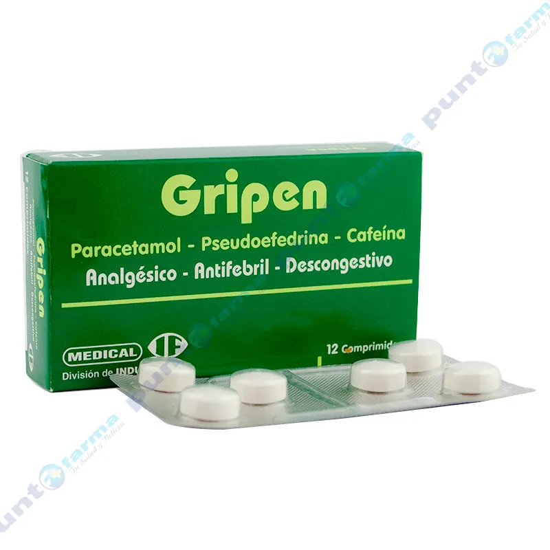 GRIPEN - Caja de 12 comprimidos