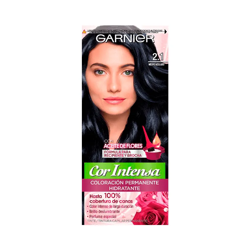 Garnier 2.1 Aceite de flores Cor Intensa - Negro Azulado