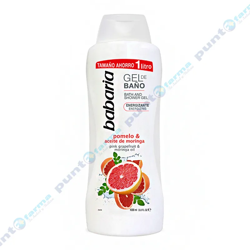 Gel de Baño Pomelo y Aceite de Moringa Babaria - 1000 mL