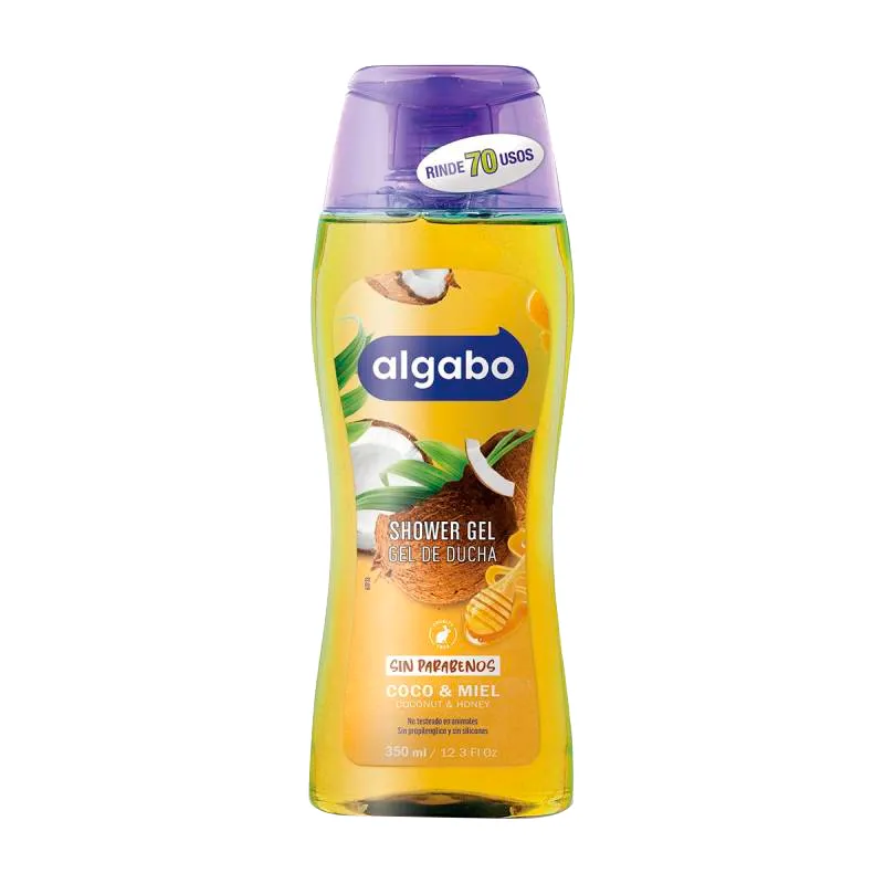 Gel de Ducha Coco y Miel Algabo - 350mL