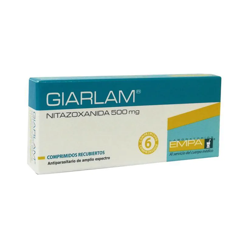 Giarlam Nitazoxanida 500 mg - Cont. 6 comprimidos recubiertos