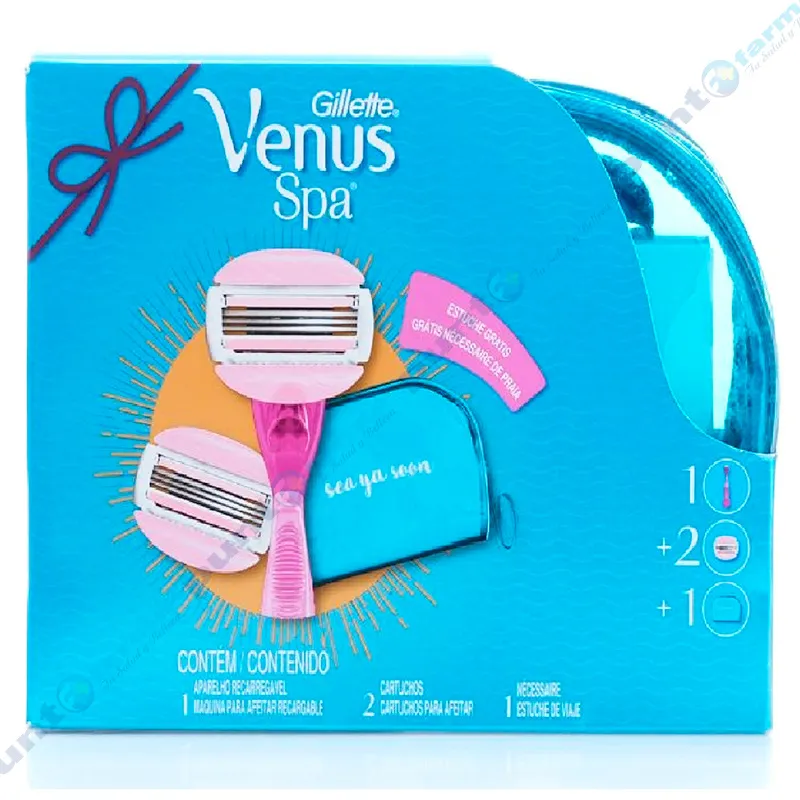 Gift Pack Venus Spa 2UP Gillette + Bikini Bag