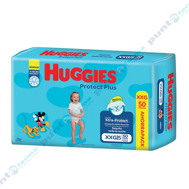 Huggies Protect Plus XXG Jumbo - Cont. 50 Unidades