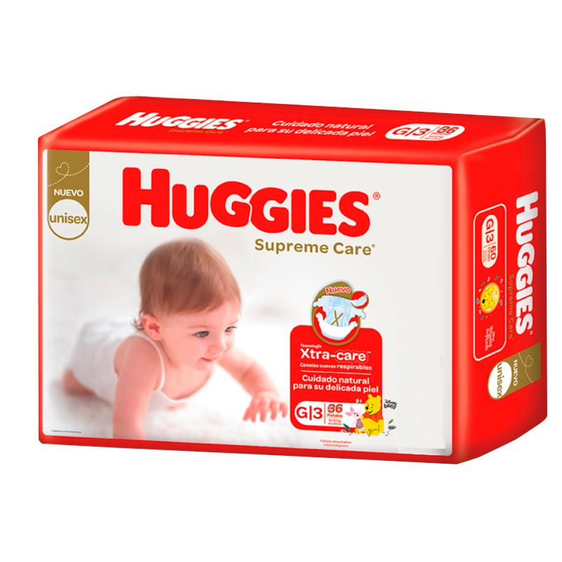 Huggies Supreme Care G - Cont. 36 Unidades