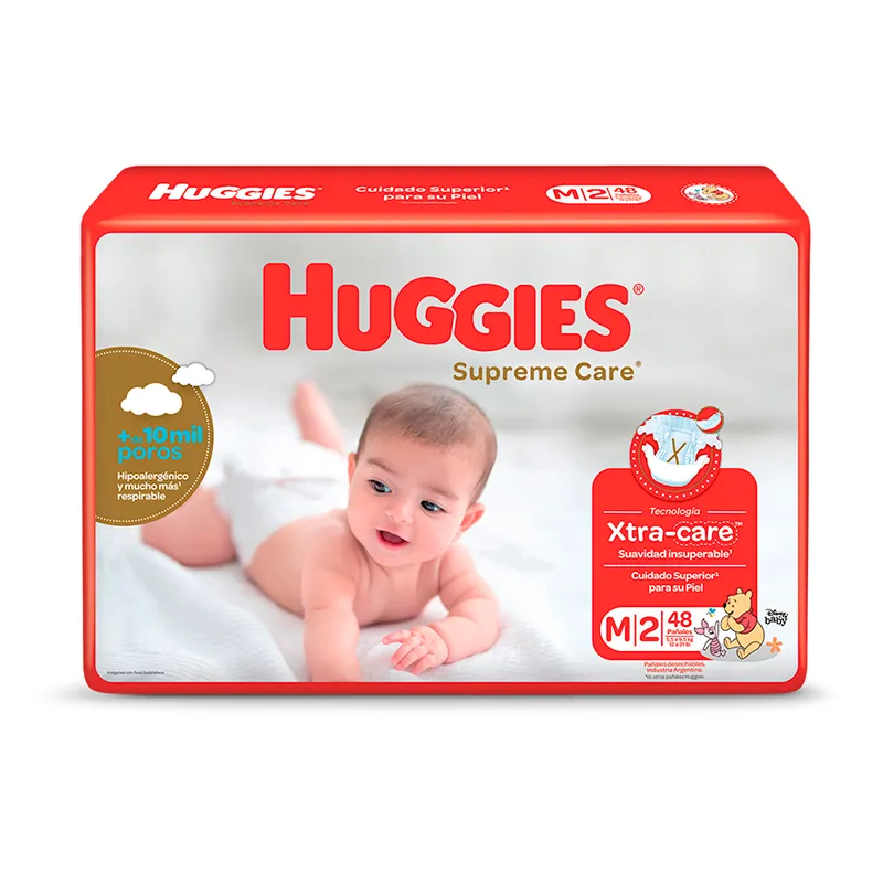 Huggies Supreme Care Jumbo M - Contiene 48 unidades
