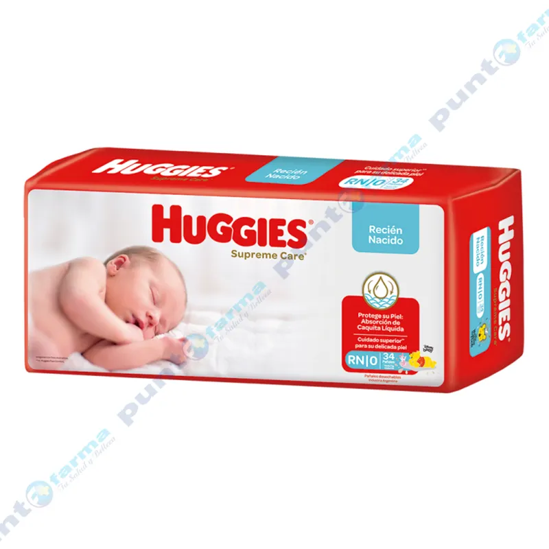 Huggies Supreme Care RN  - Cont.  34 Unidades