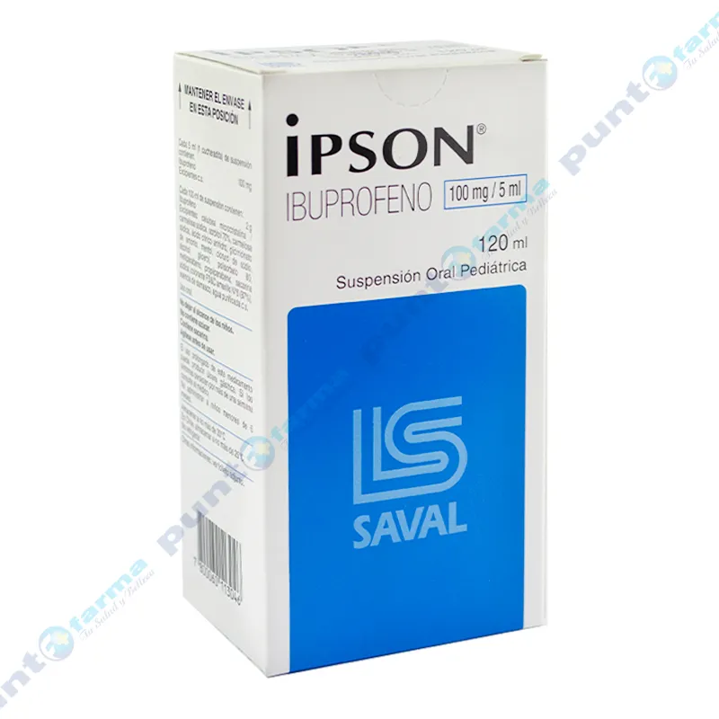Ipson 100 mg - Suspensión de 120 mL