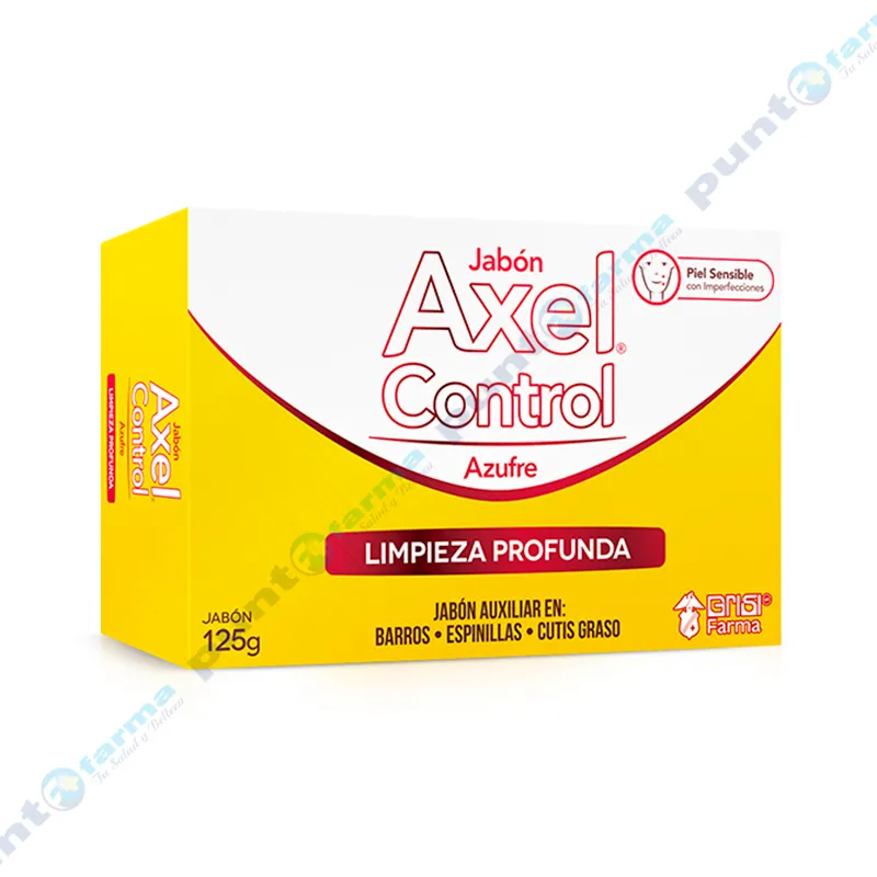 Jabón Limpieza profunda Azufre Axel Control - 1 unidad