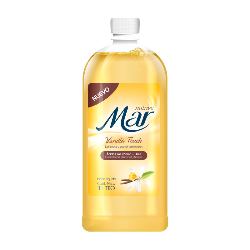 Jabón Líquido Humectante Vainilla Touch Mar Nutritive - 1L.