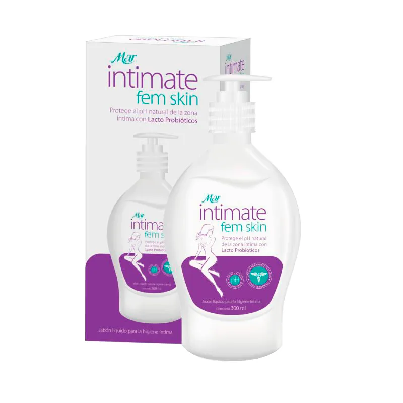 Jabón Líquido Intimate Fem Skin Mar - 300 mL.