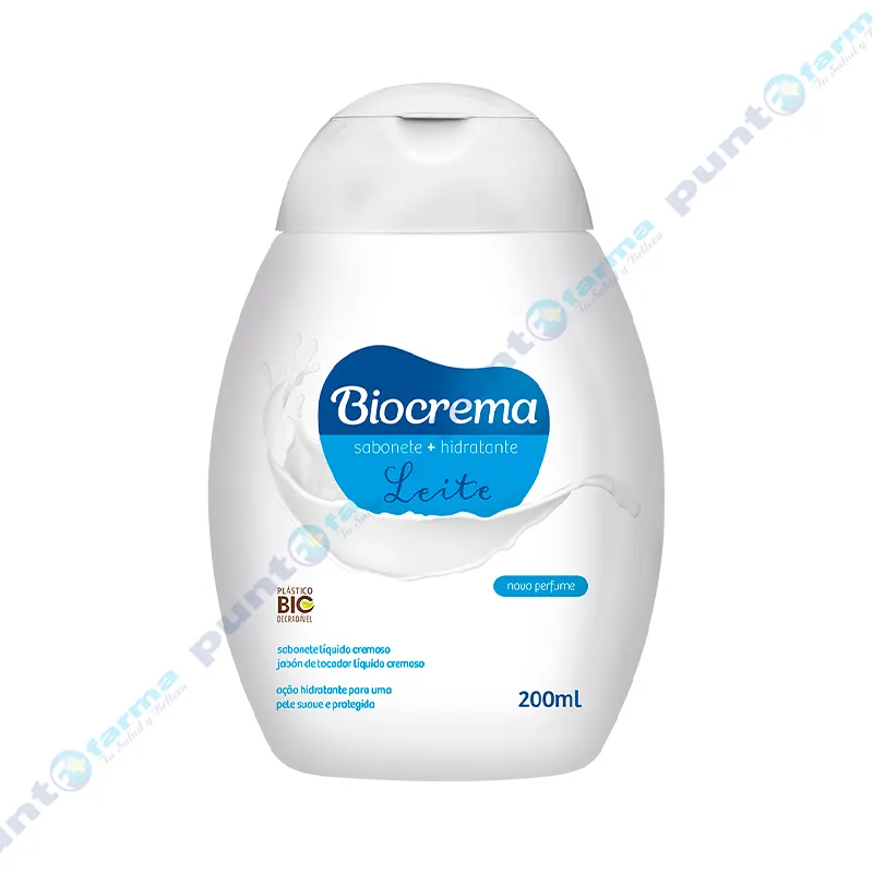 Jabón Líquido Leche Hidratante Biocrema - 200 mL