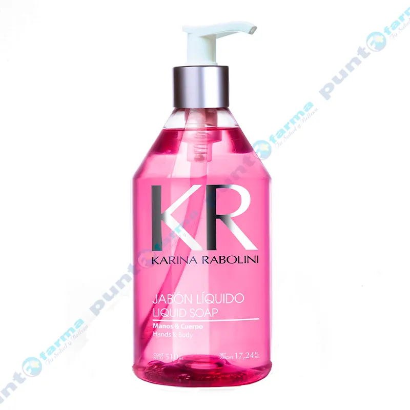 Jabón Liquido Rosa Karina Rabolini - 510 mL