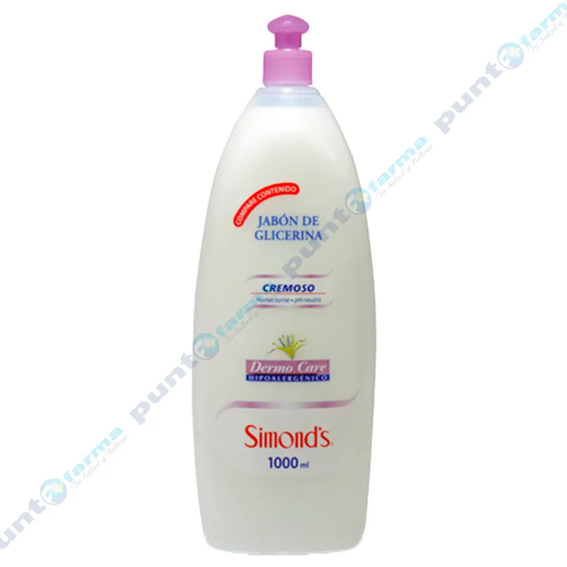 Jabón Líquido de Gliserina Cremoso Simond's - 1000 mL