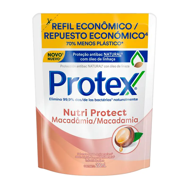 Jabón Líquido para Manos Macadamia Protex - 200 mL