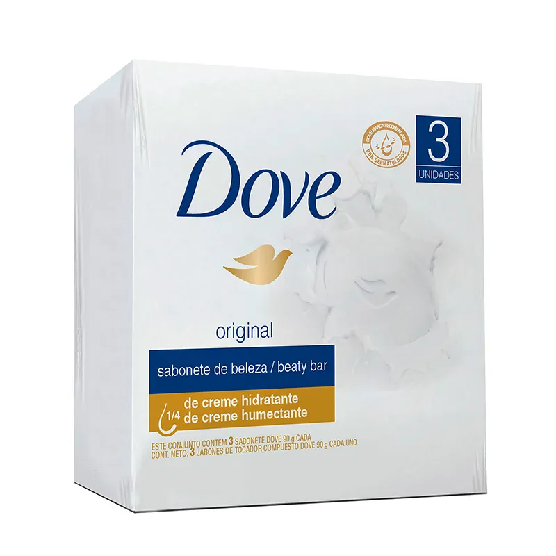 Jabón Original Dove - Cont. 3 unidades de 90 g