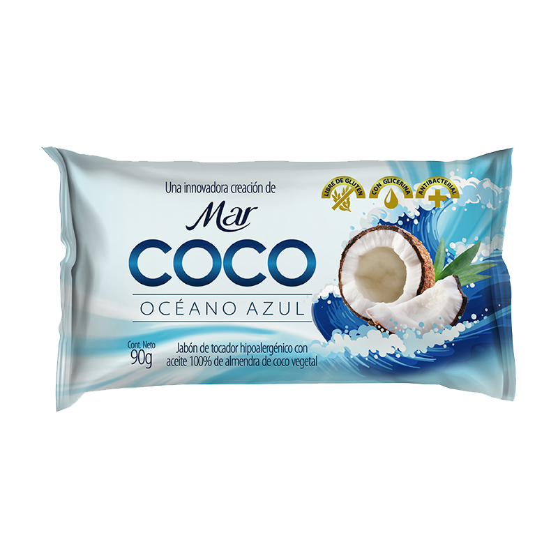 Jabón de Tocador Océano Azul Mar Coco - 90 gr