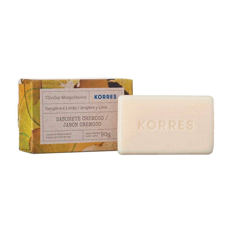 Jabón en Barra Jengibre y Lima Korres - 90 gr