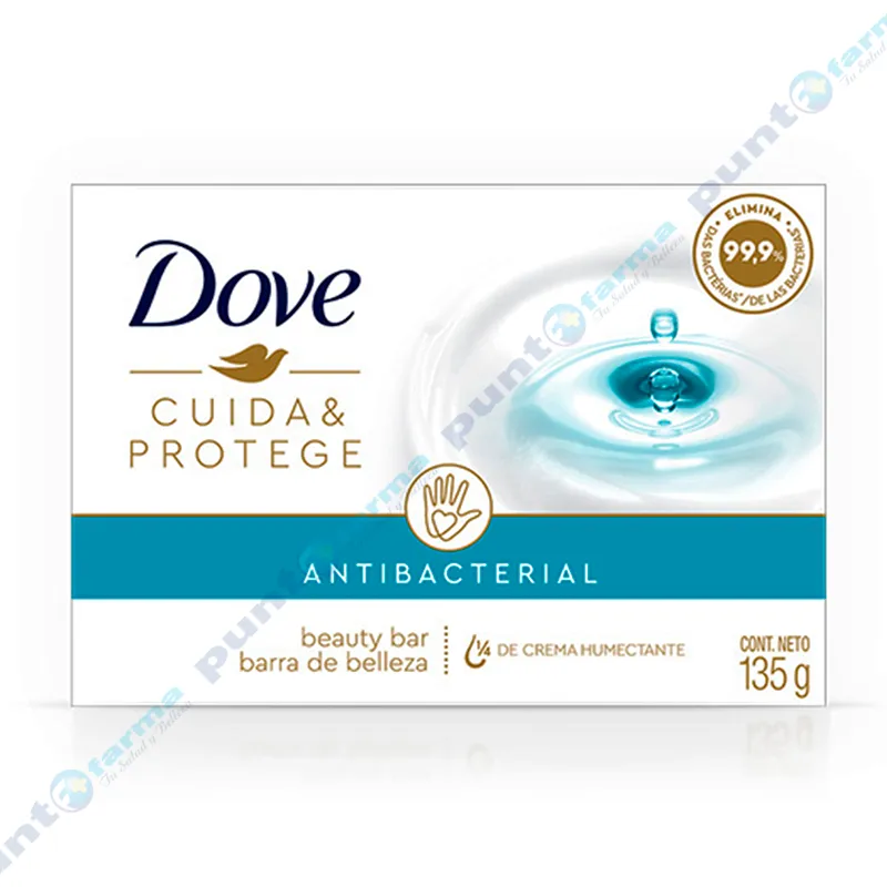 Jabón en barra Antibacterial Cuida y Protege Dove - Cont. 135 gr