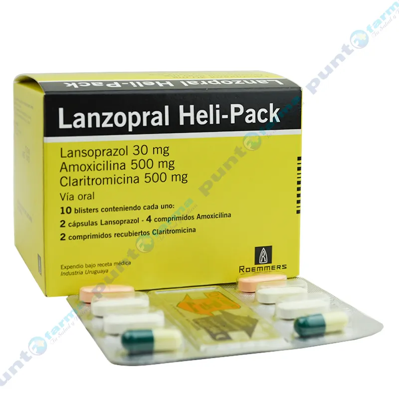 Lanzopral Heli Pack Lansoprazol 30 mg - Cont. 10 blisters